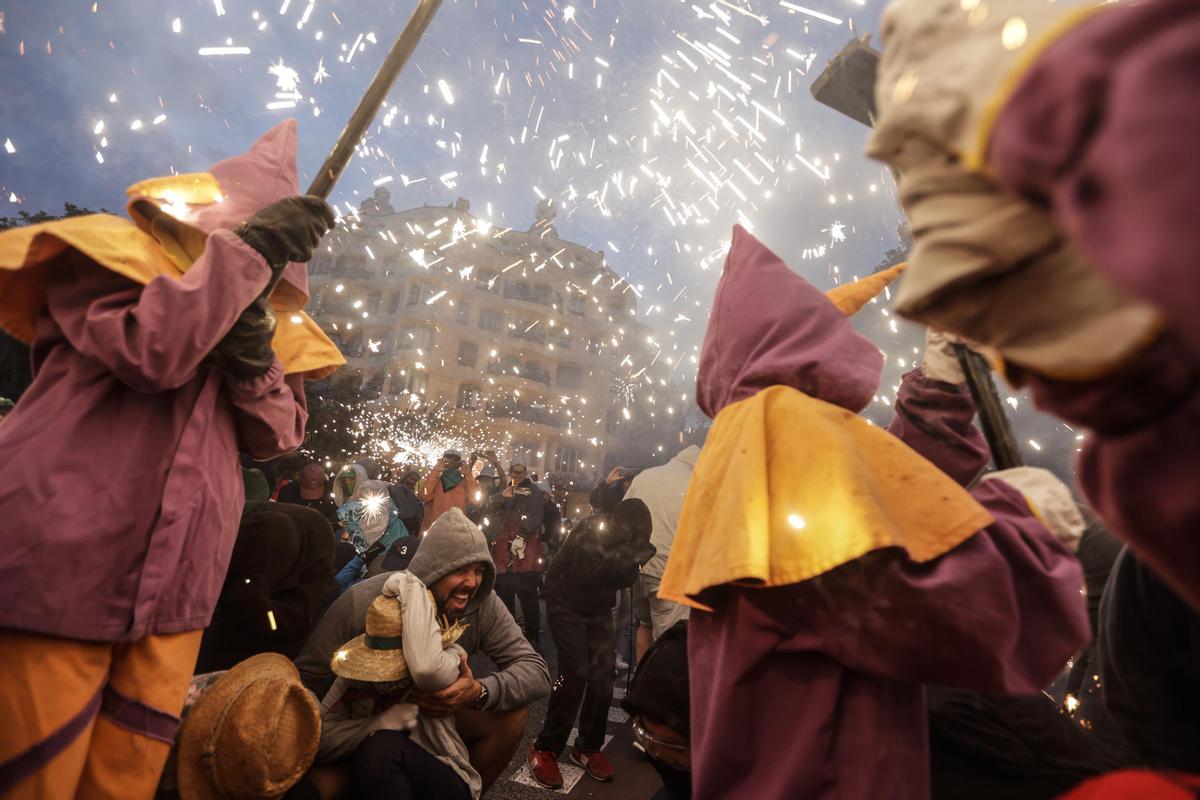 El correfoc de la Mercè, en imágenes