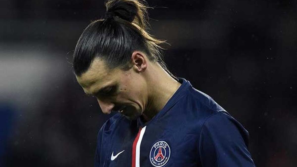 Zlatan Ibrahimovic no estuvo acertado de cara a puerta