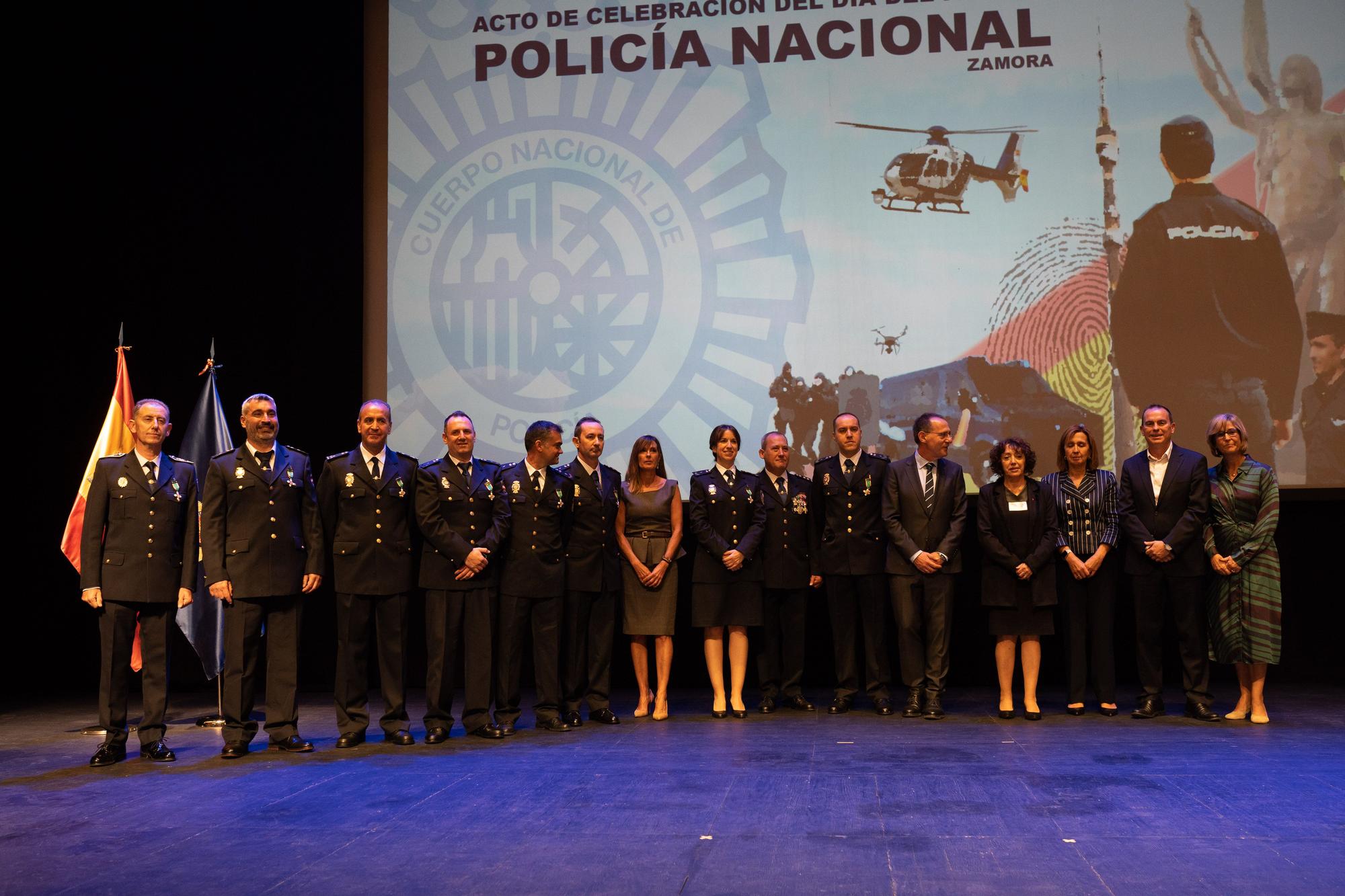 La Policía Nacional de Zamora celebra la fiesta de los Ángeles Custodios