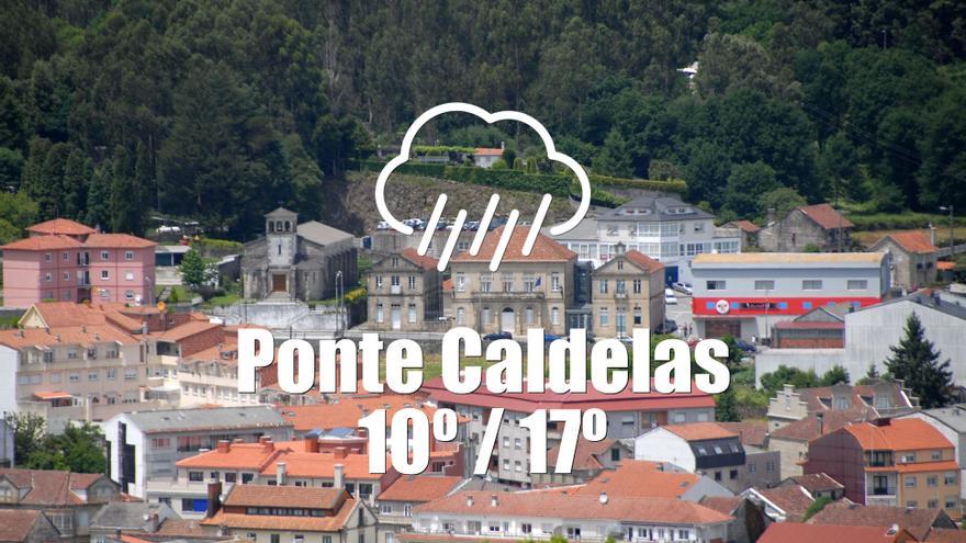 El tiempo en Ponte Caldelas: previsión meteorológica para hoy, viernes 24 de octubre