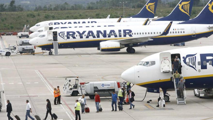 Les instal·lacions de l&#039;aeroport de Girona, en una imatge d&#039;arxiu.