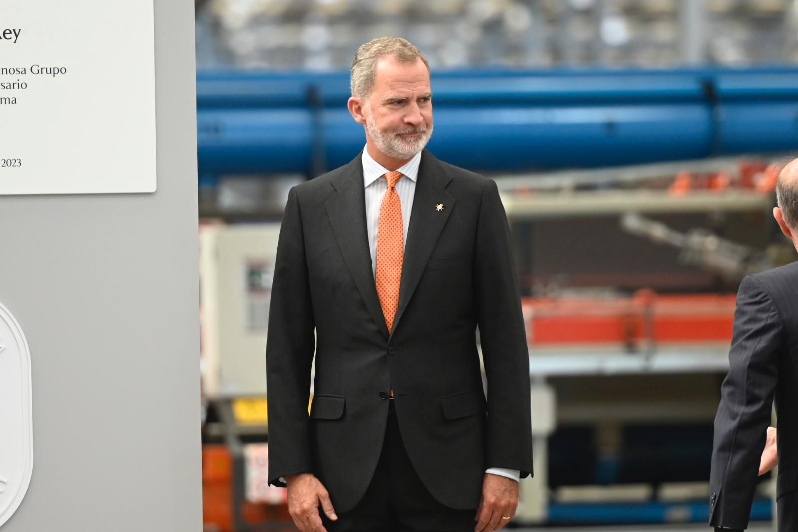 El rey Felipe VI visita Porcelanosa para conmemorar su 50 aniversario