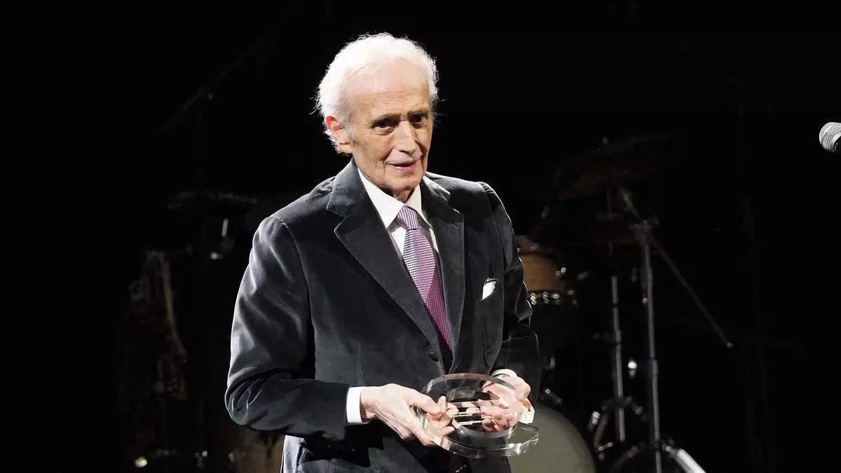El tenor Josep Carreras, anoche en Girona.