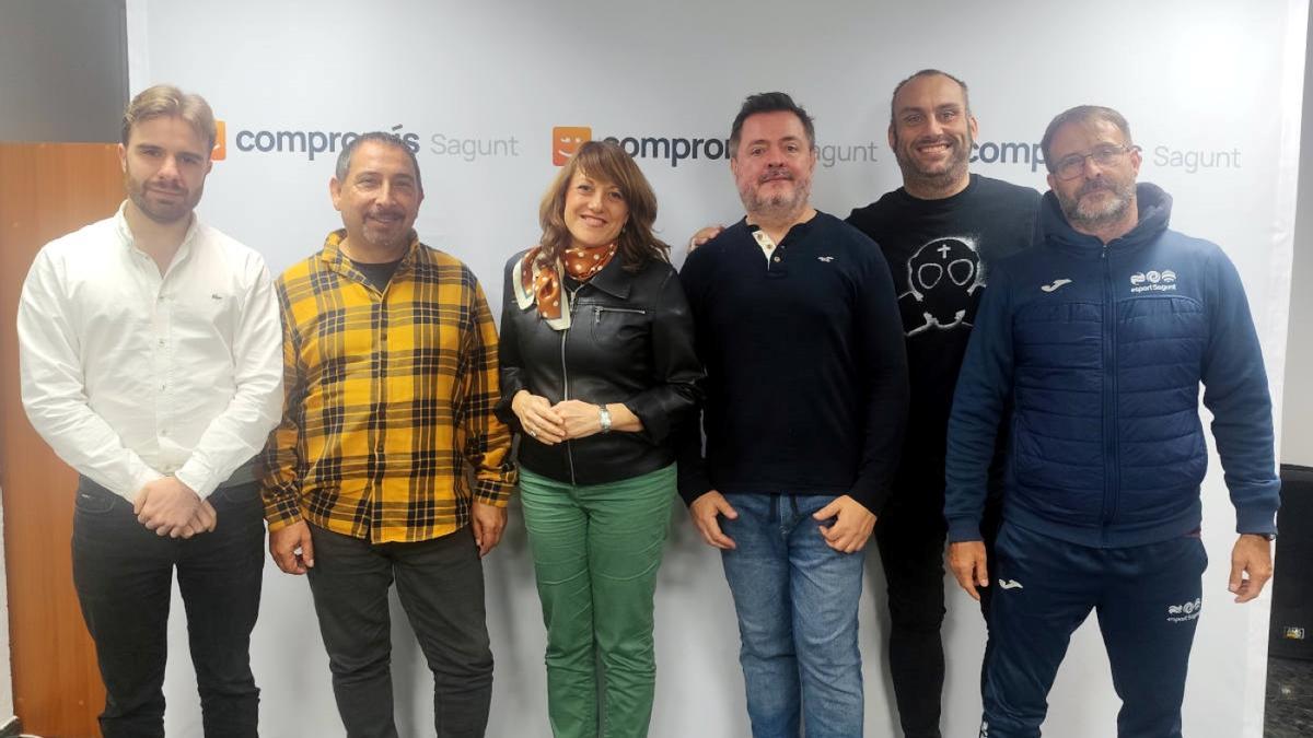 Responsables de Compromís per Sagunt e Intersindical.