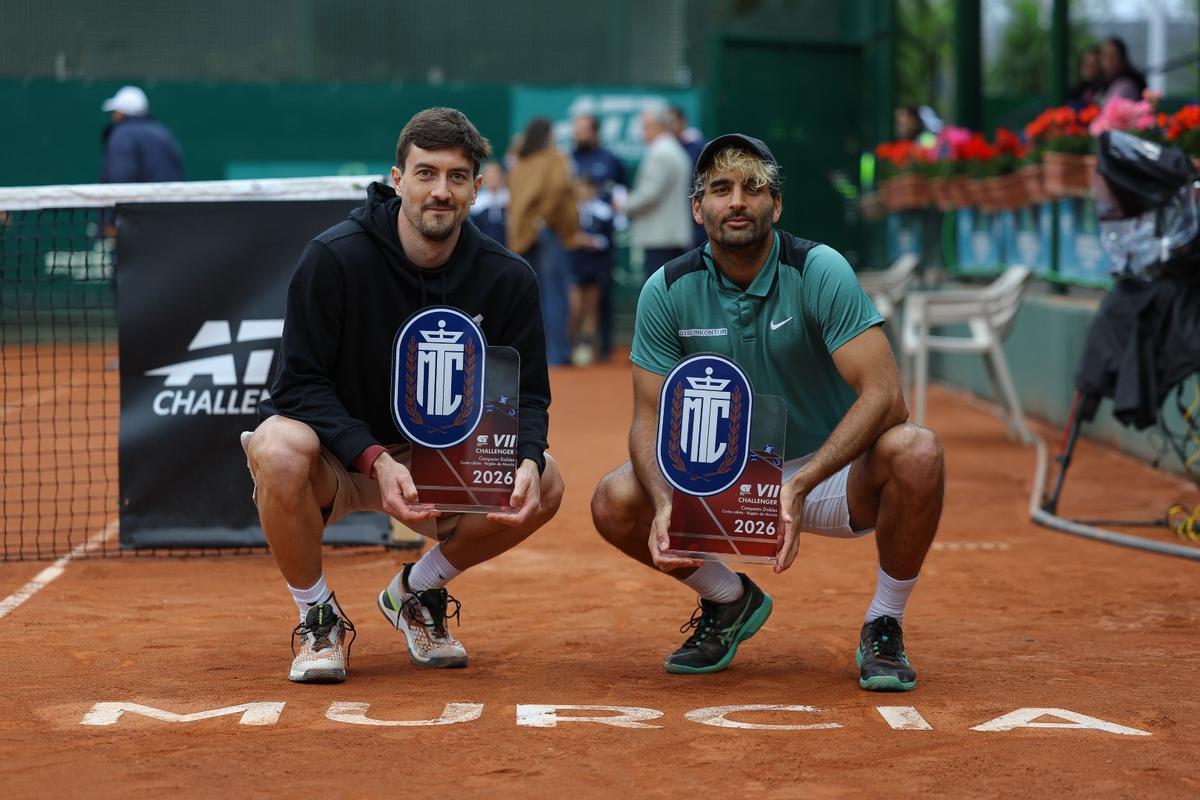 Los campeones de dobles del Challenger Murcia Costa Cálida