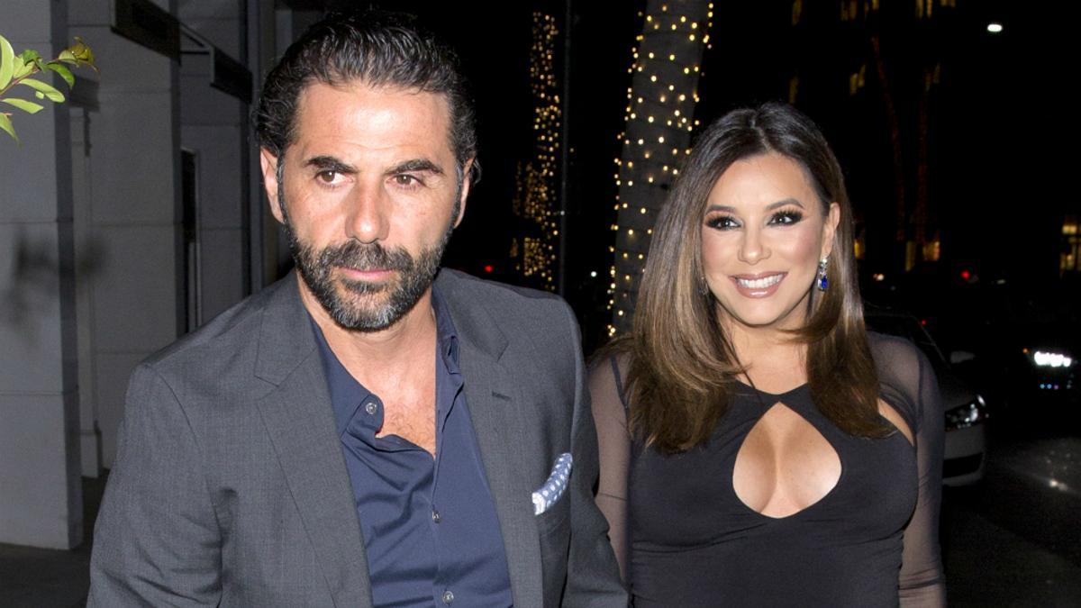 Este 'total black' podría ser el último modelito premamá de Eva Longoria