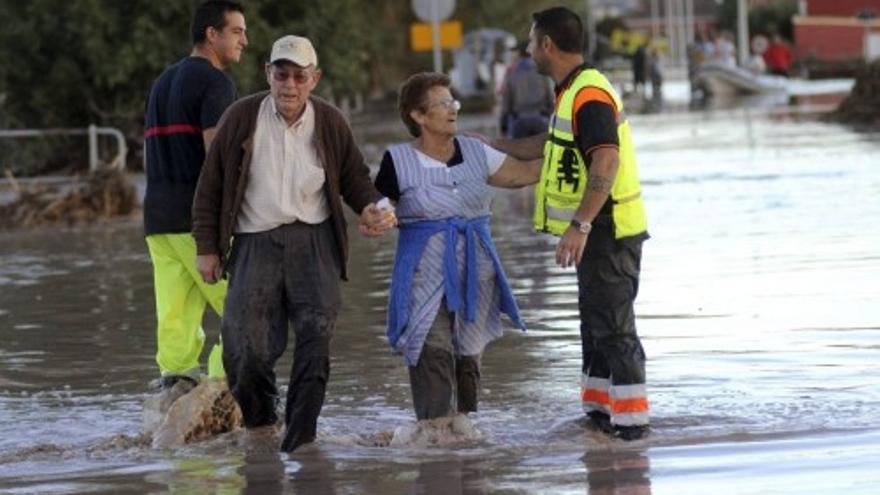 Inundaciones en Murcia.