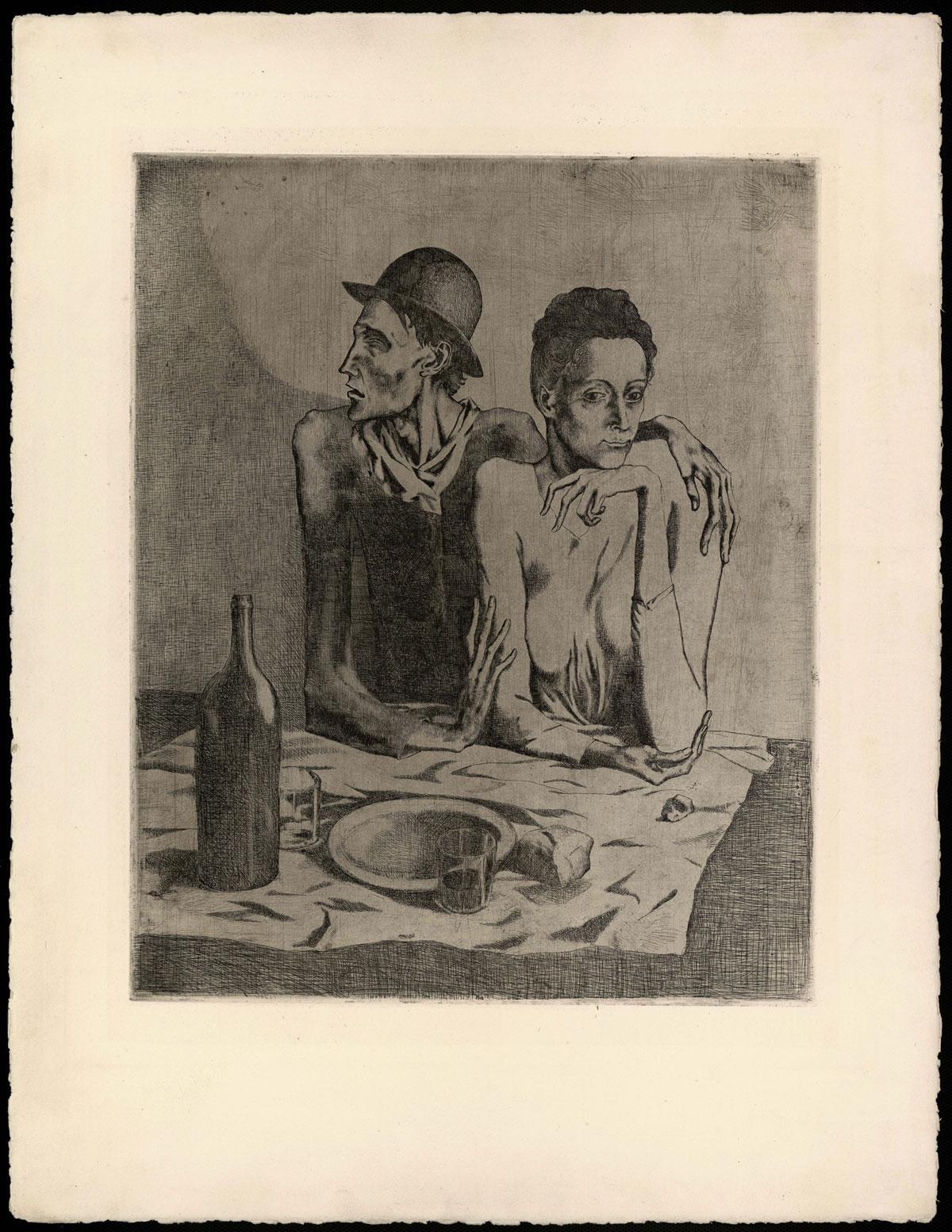 El almuerzo frugal (Le repas frugal). Septiembre de 1904, París.