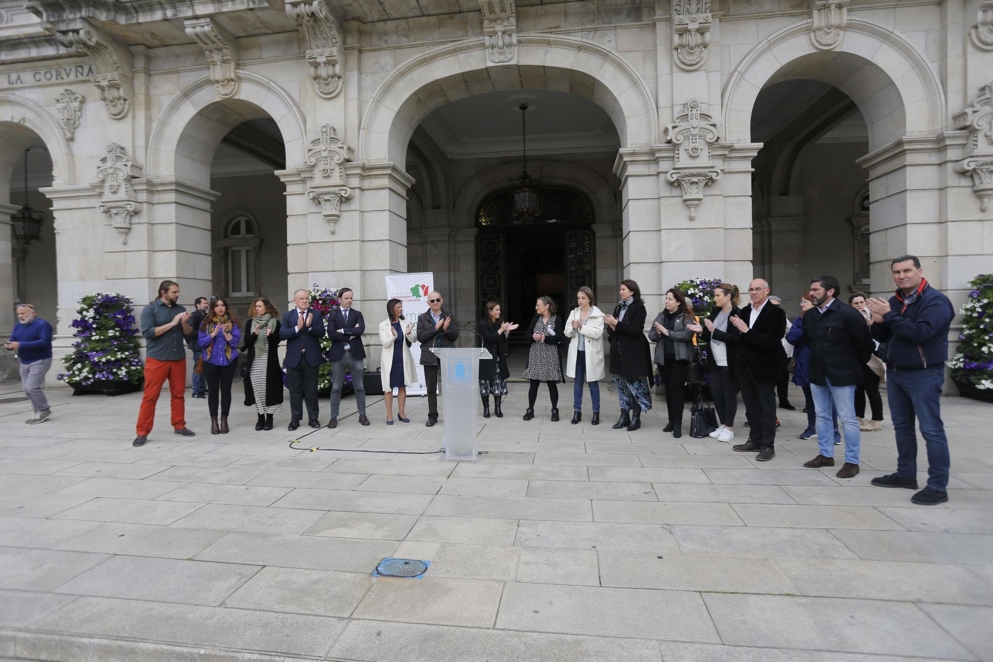 Lectura del manifiesto y acto central en A Coruña por el Día Mundial del Parkinson