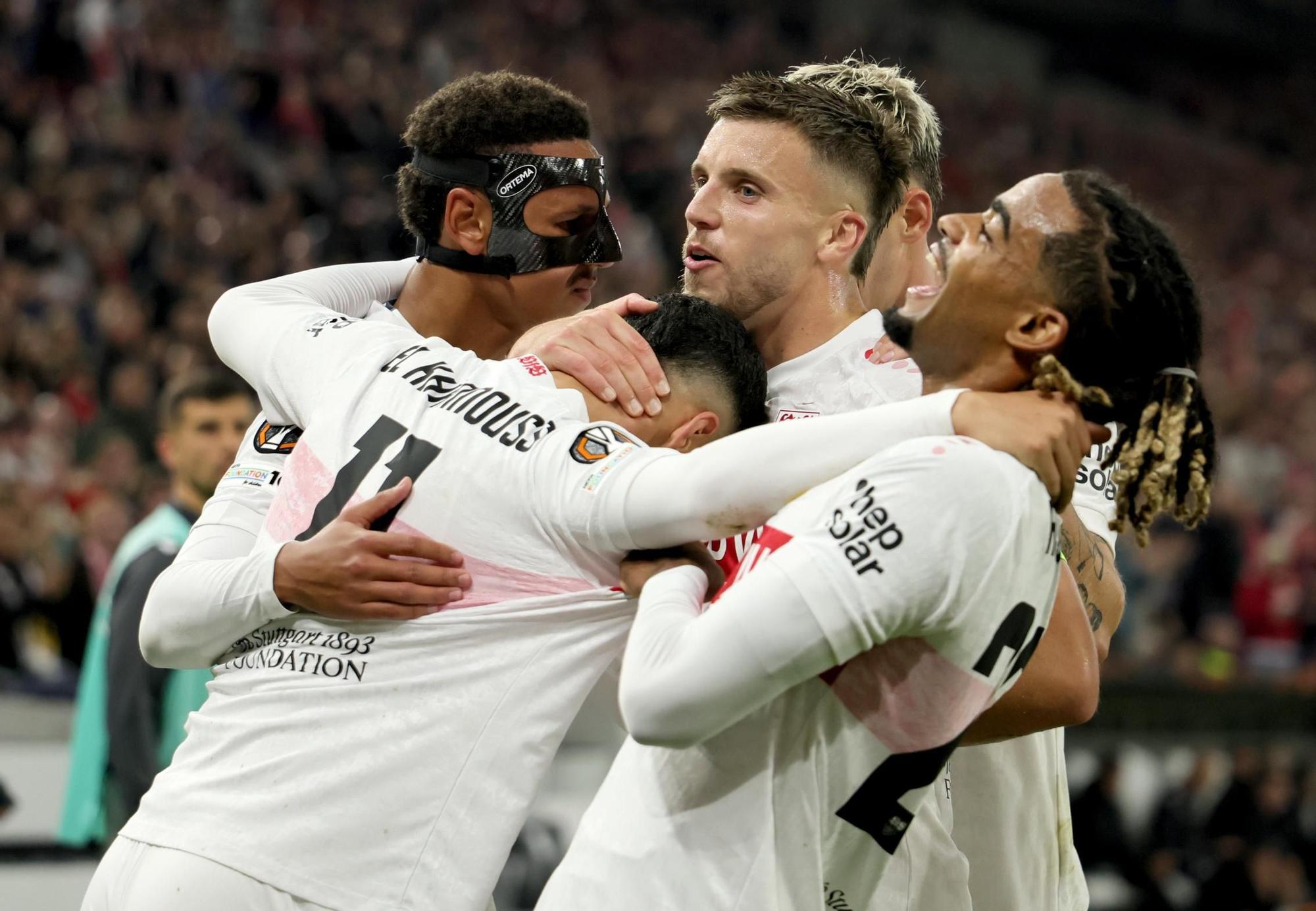 Las imágenes del debut del Celta en Europa League, frente al Stuttgart