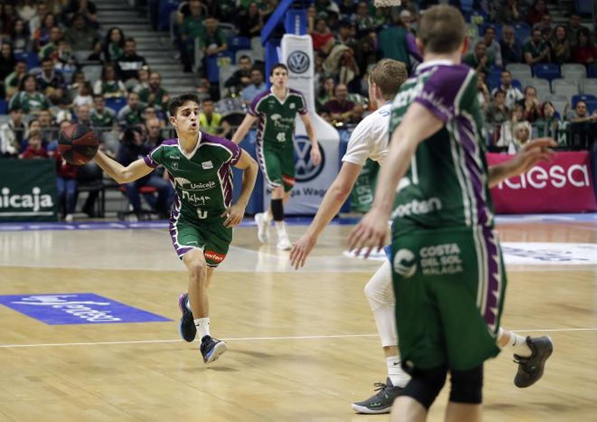 Lucas Muñoz, en acción