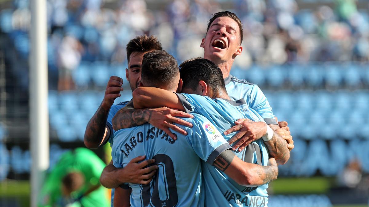 El Celta-Atlético, en imágenes