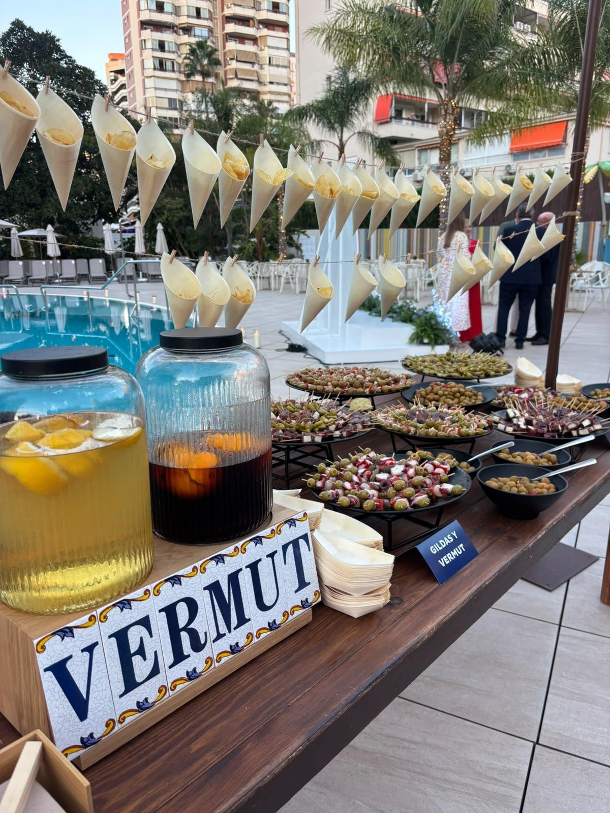 Diferentes propuestas gastronómicas acompañaron la velada de presentación.