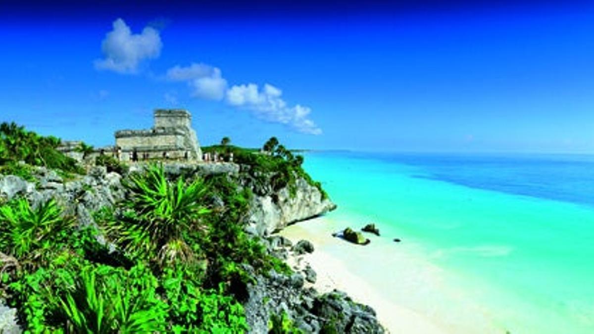 Playa del Castillo en Tulum