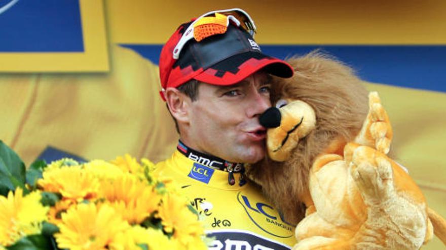 Cadel Evans, último ganador del Tour de Francia.