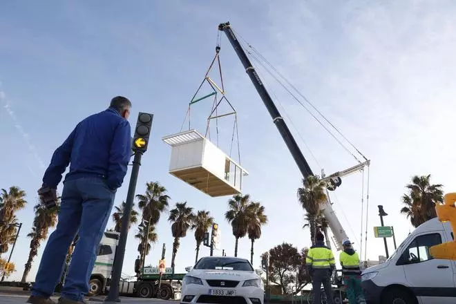 Los chiringuitos modulares llegan a la Malva-rosa