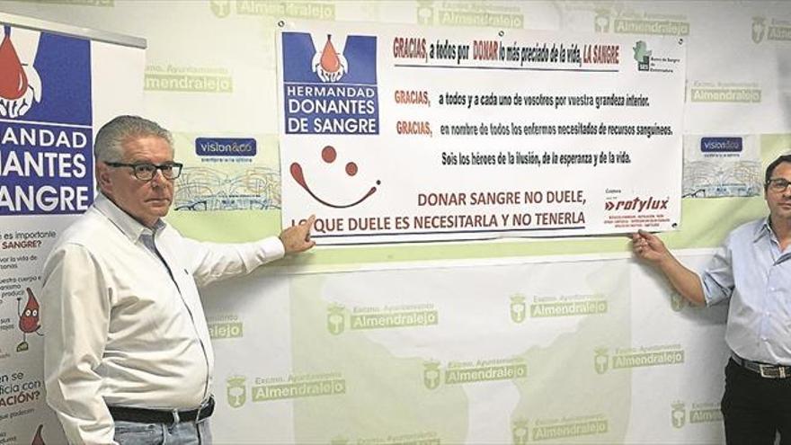 Comienza la campaña para donar sangre en el centro de San Roque de Almendralejo
