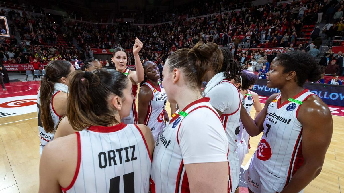 Final del partido del Casademont Zaragoza