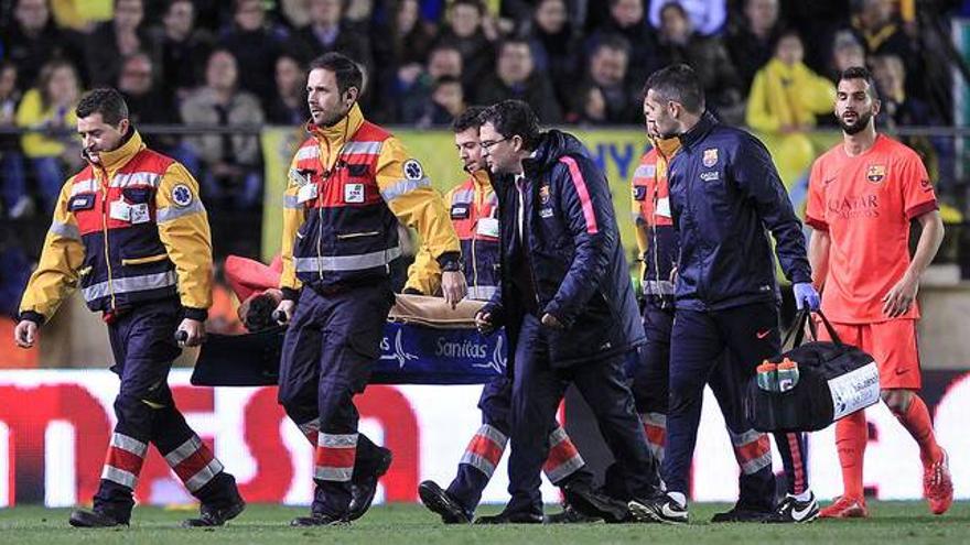 Preocupante lesión de Busquets