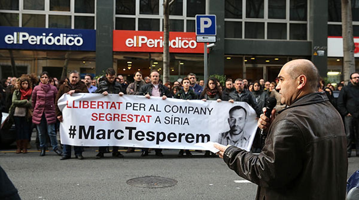 Nova concentració de suport a Marc Marginedas