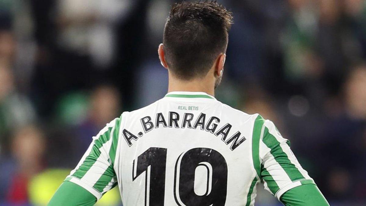 Barragán, en una imagen de la pasada temporada