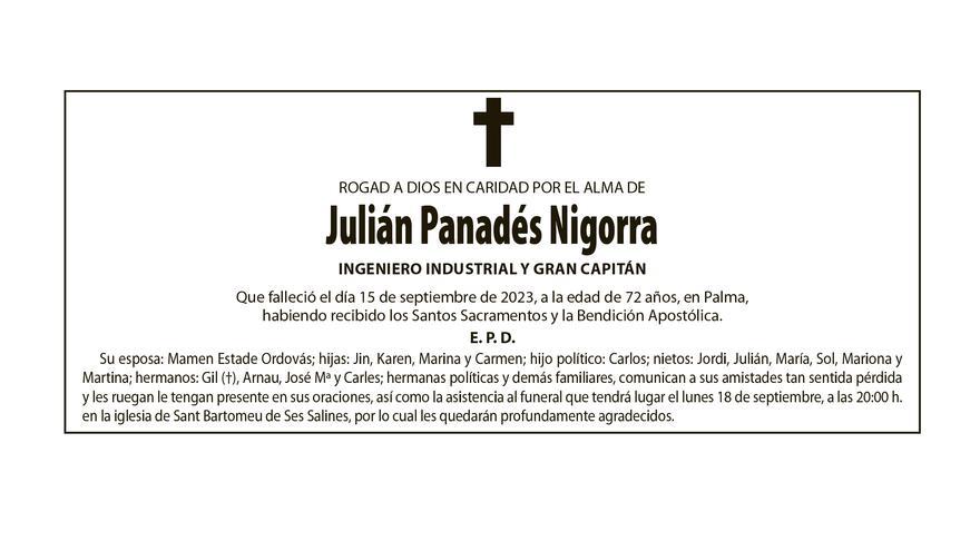 Julián Panadés Nigorra