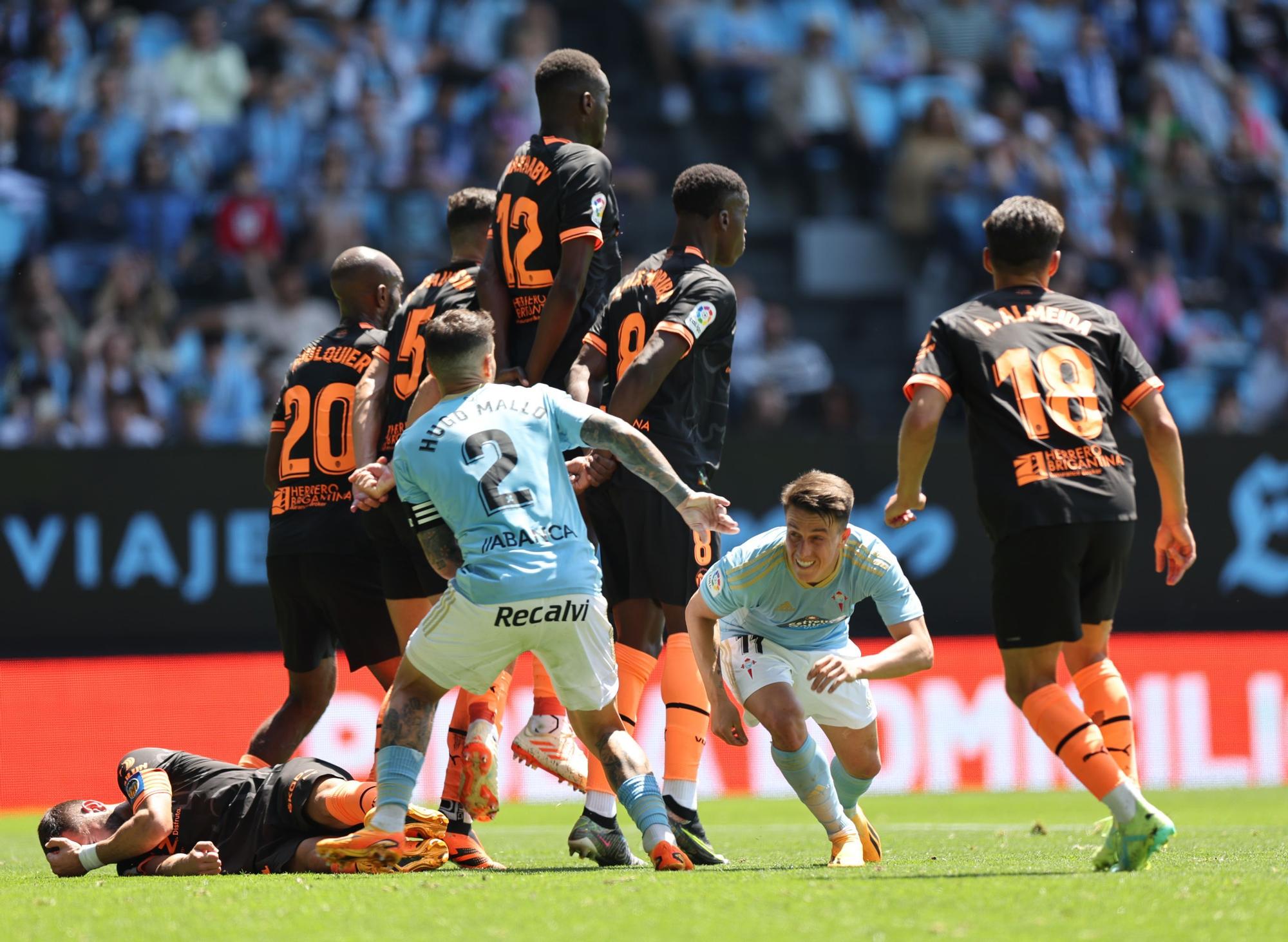 Las mejores imágenes del Celta - Valencia