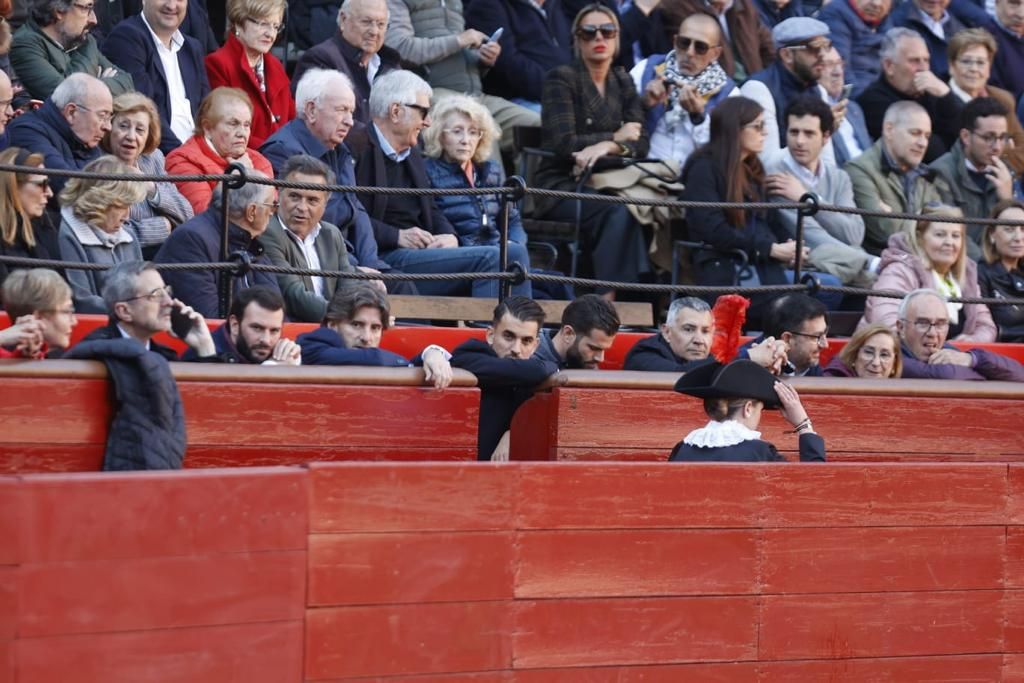 Futbolistas y empresarios en la Feria de Fallas