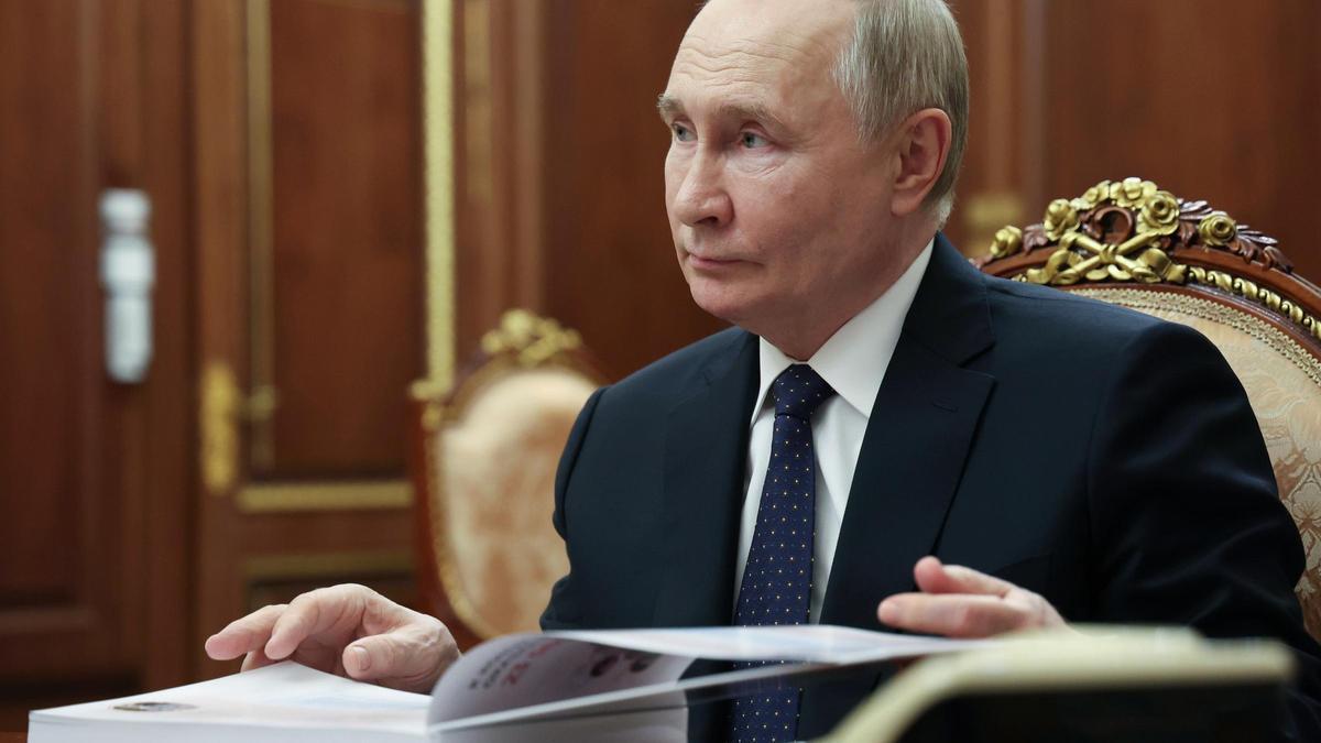 El presidente ruso, Vladímir Putin, el pasado sábado en Moscú.