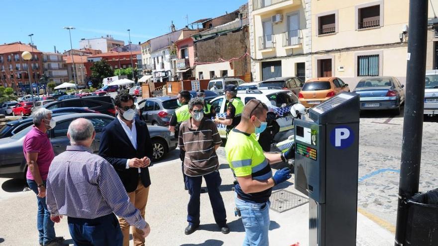 Mañana comienzan a funcionar los aparcamientos rotatorios en Plasencia