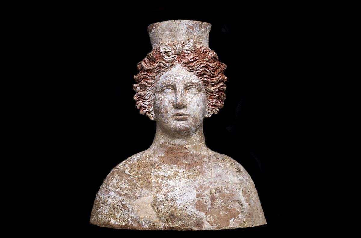 Terracota de la diosa Tanit. / JOAN COSTA