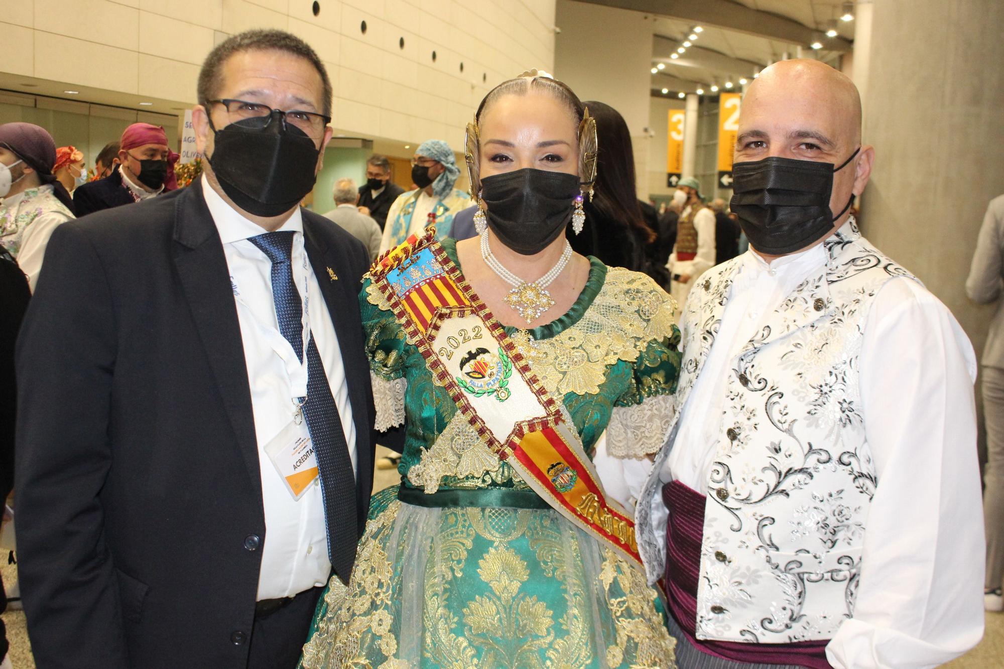 La "alfombra roja" de la exaltación de la Fallera Mayor de València 2022