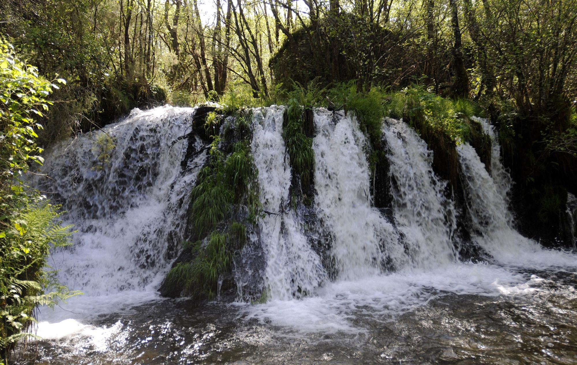 Las 'fervenzas", donde el agua es arte