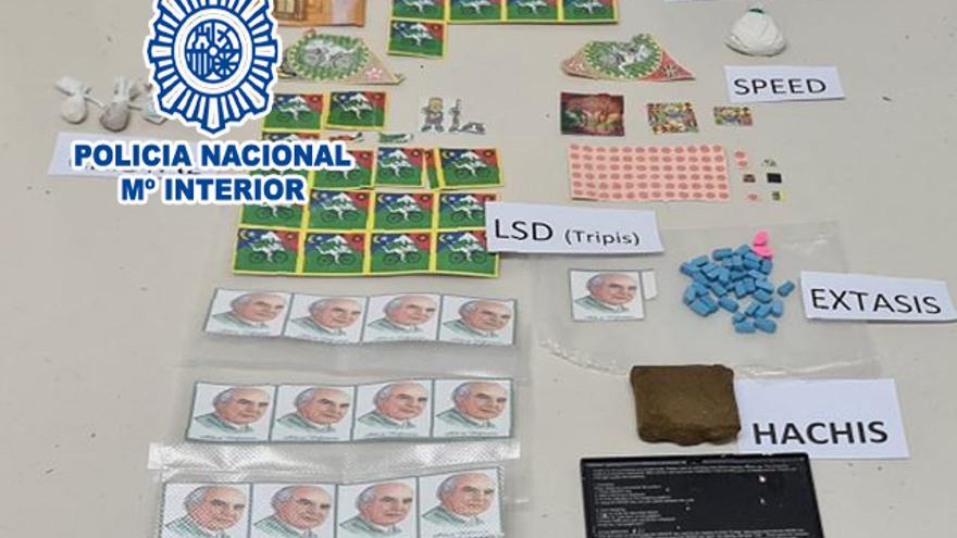 La Policía detiene a dos personas y desarticula un punto de venta de drogas sintéticas en El Campello