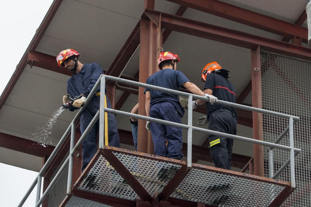 Nuevos bomberos de Oviedo