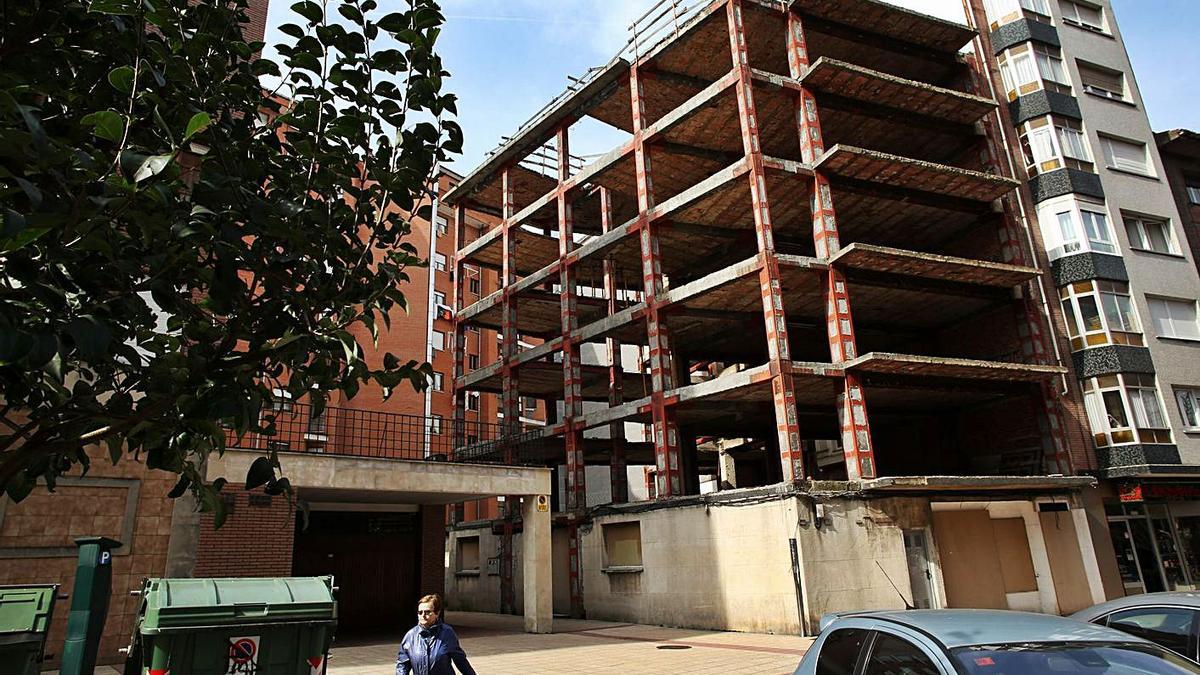 La estructura del edificio “Los Tomelos”. | Ricardo Solís