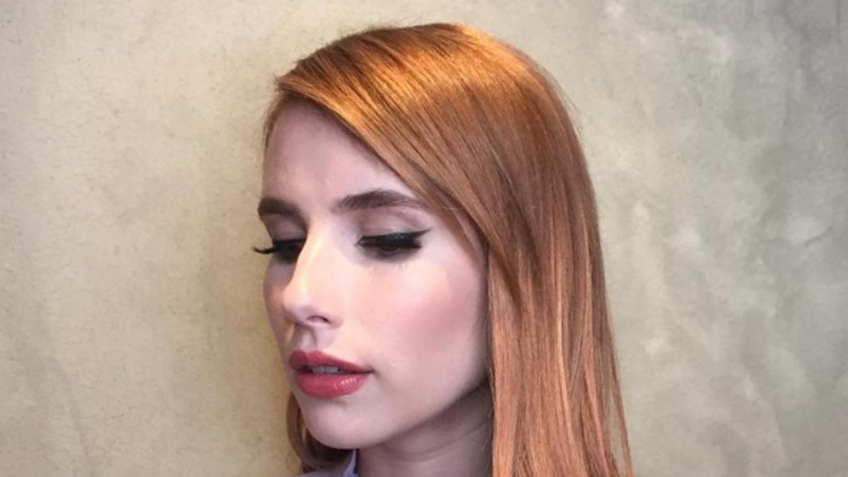 El perfecto 'desert rose' de Emma Roberts