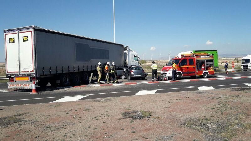 Accidente de tráfico en Magallón