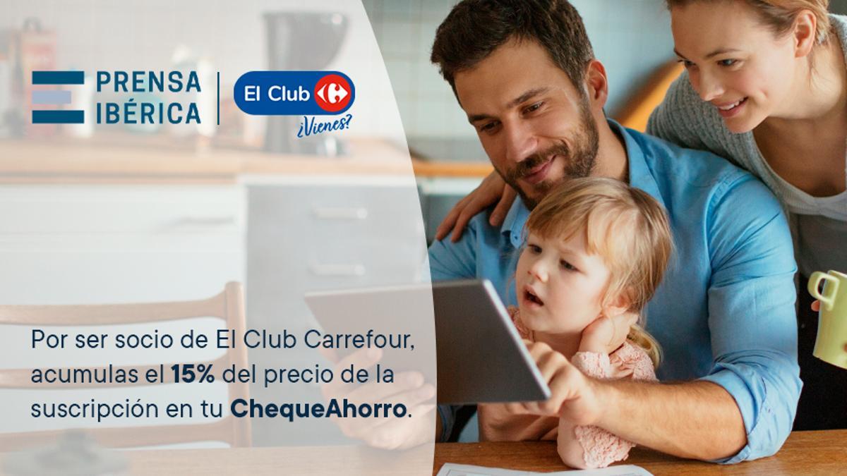 Prensa Ibérica aumenta las ventajas para sus nuevos suscriptores tras un acuerdo con El Club Carrefour.