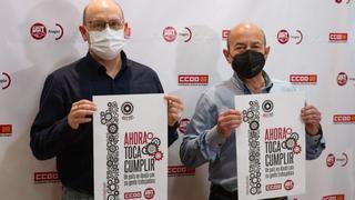 El Primero de Mayo volverá a las calles aragonesas porque "toca cumplir"