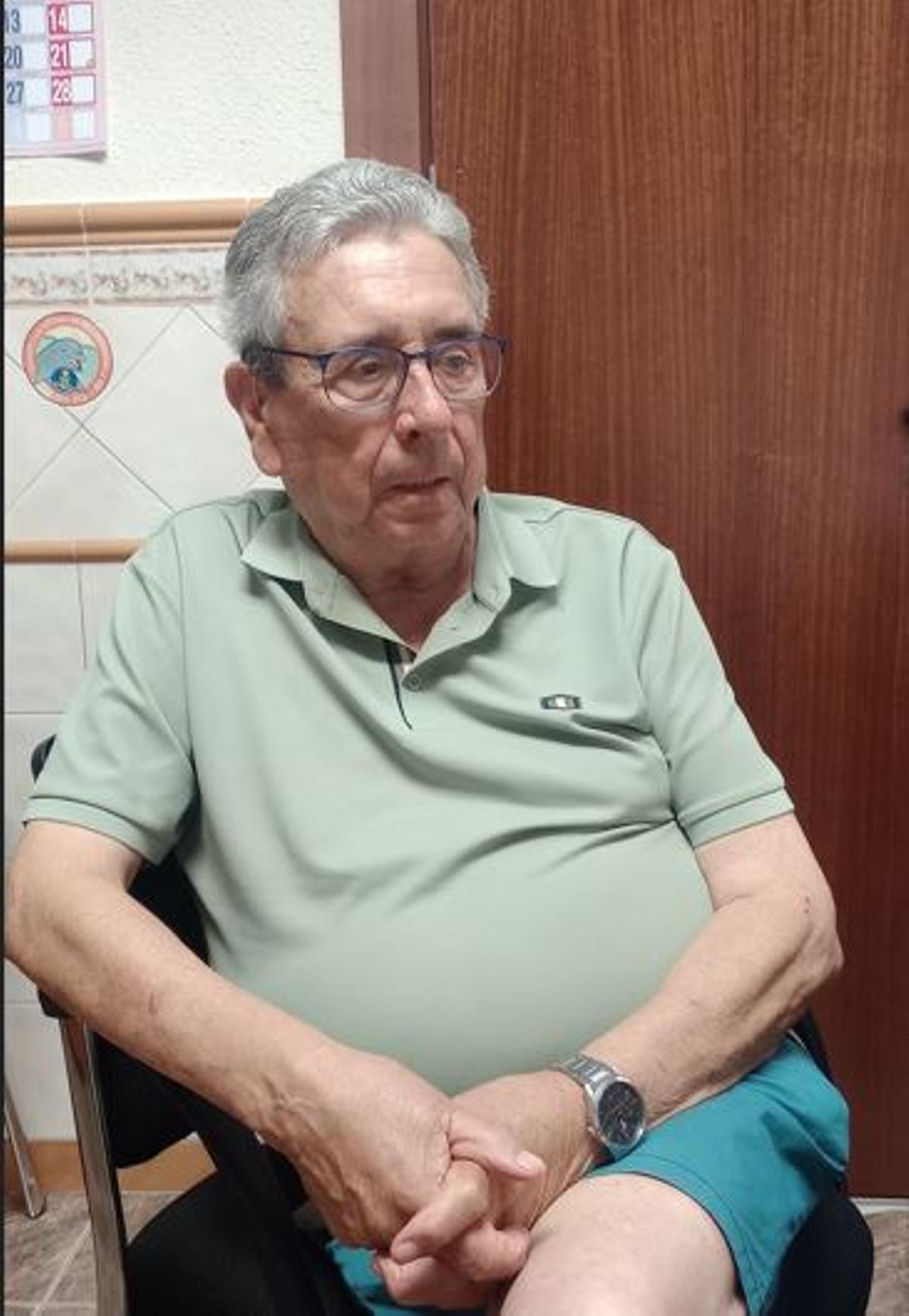El presidente de la Cofradía de Pescadores de Cullera, Vicente Pérez.
