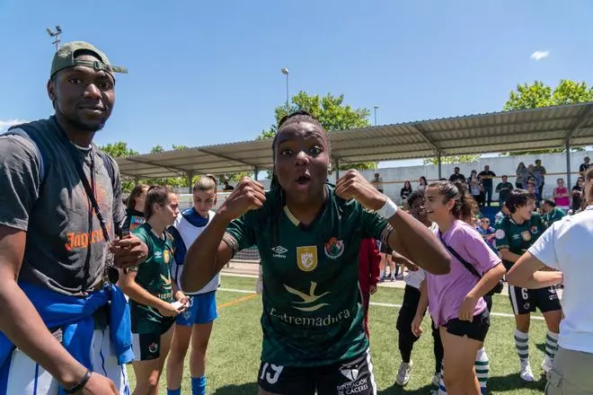 Edna, en su etapa en el Cacereño Femenino