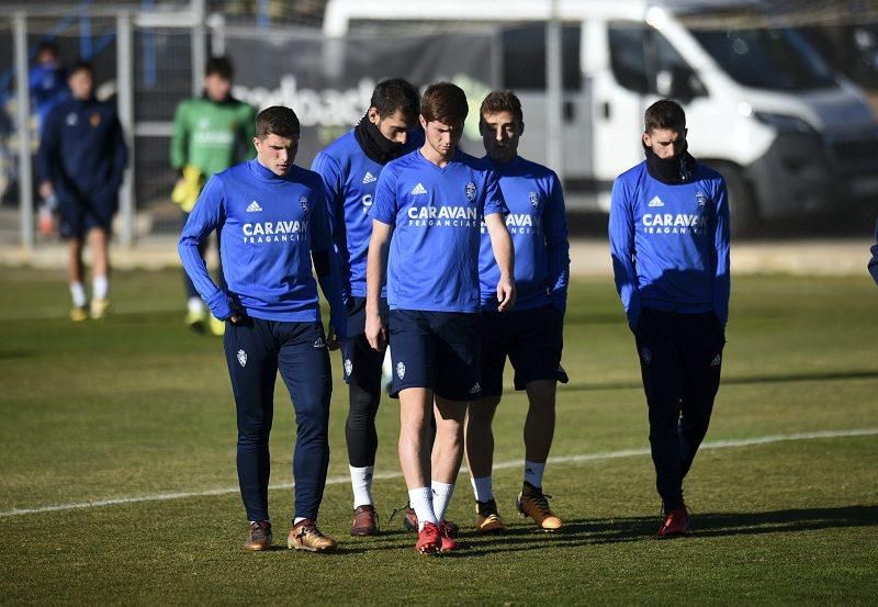 Entrenamiento del Real Zaragoza 12/11/2018