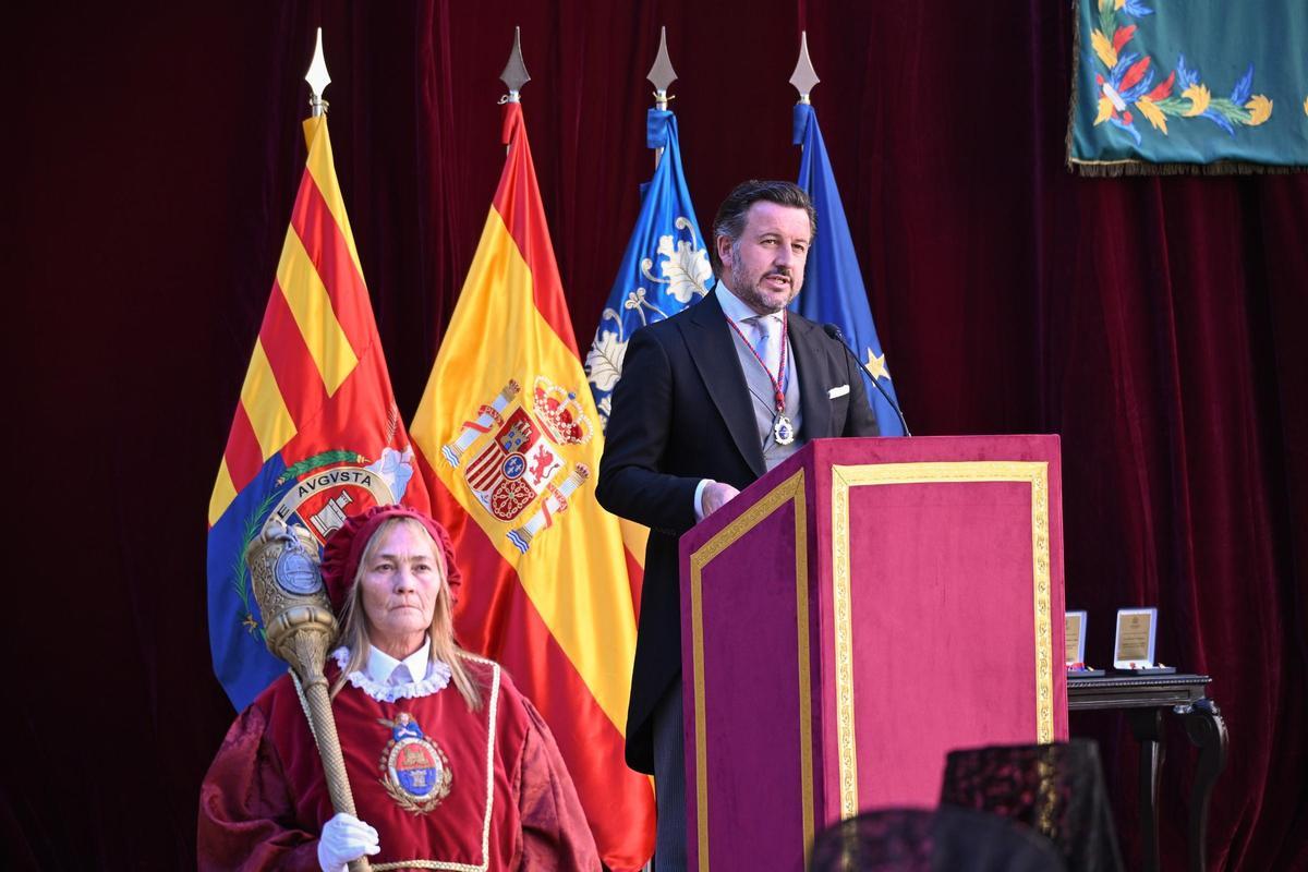 Así ha sido el acto cívico en el Palacio de Altamira de Elche para poner en valor la Trencà del Guió Así ha sido el acto cívico en el Palacio de Altamira de Elche para poner en valor la Trencà del Guió