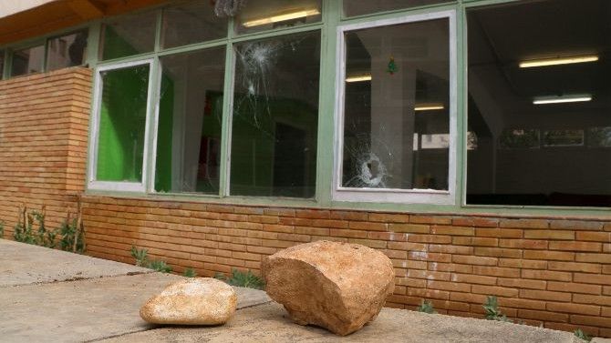 Estado en el que quedó el centro de menores de Torredembarra tras el ataque del pasado 18 de febrero.