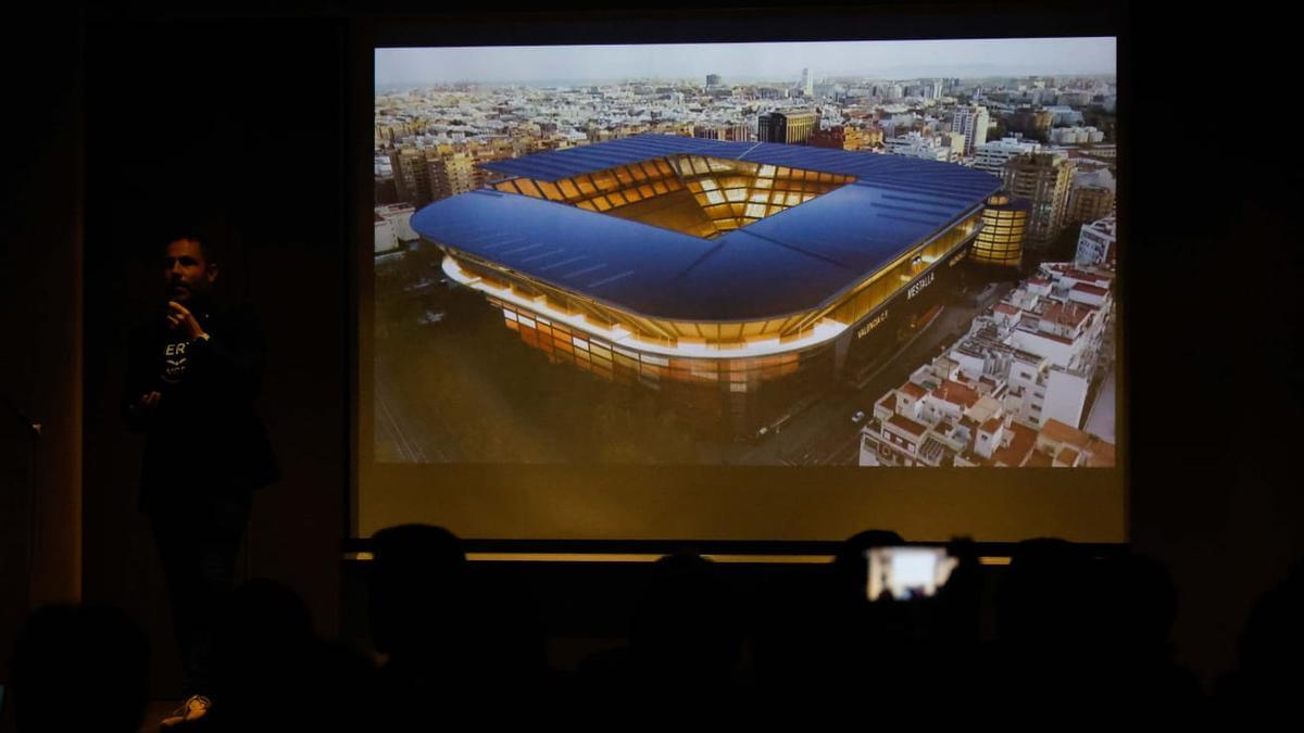 Imagen exterior de cómo quedaría Mestalla, fundado en 1923, tras una reforma integral de 133 millones