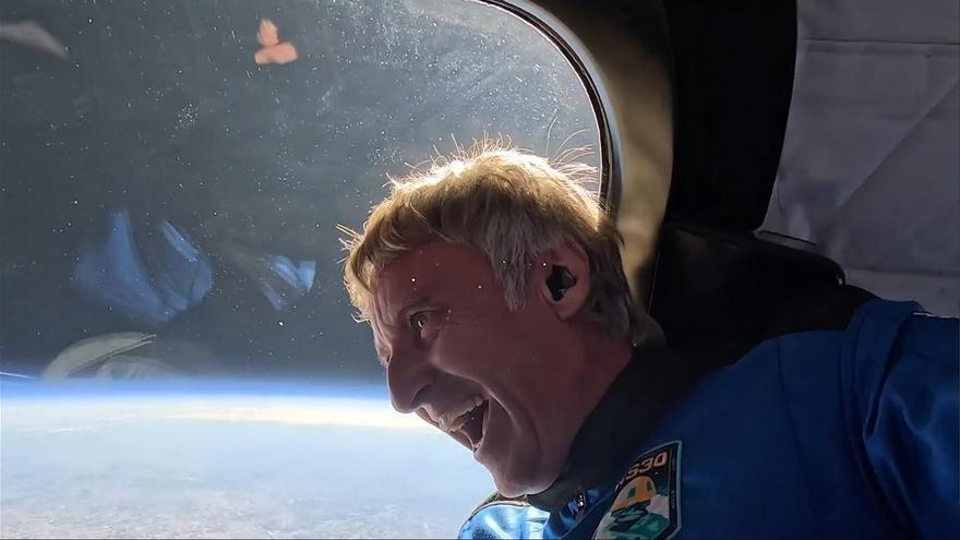 Estas son las primeras imágenes de Jesús Calleja en el espacio
