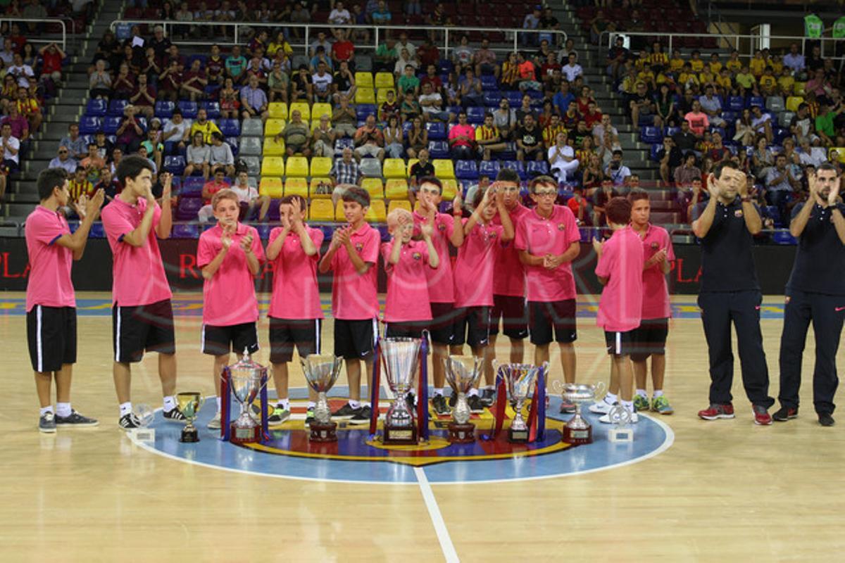 Las mejores imágenes del Barça-Burela Las mejores imágenes del Barça-Burela