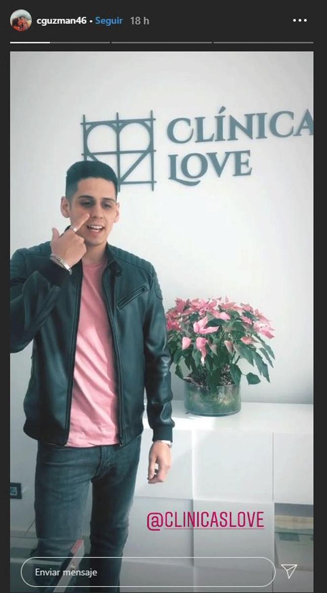 Christofer, en el centro de estética