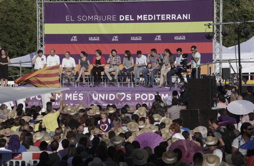 Acto central de Units Podem Més en Palma